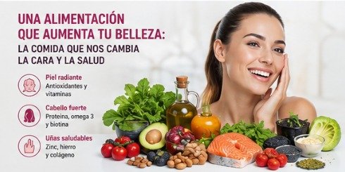 Una Alimentación que Aumenta Tu Belleza: La Comida que Nos Cambia la Cara y la Salud