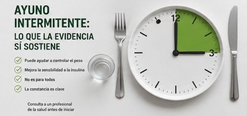 Ayuno intermitente: lo que la evidencia sí sostiene