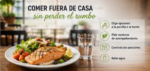 Comer fuera de casa sin perder el rumbo